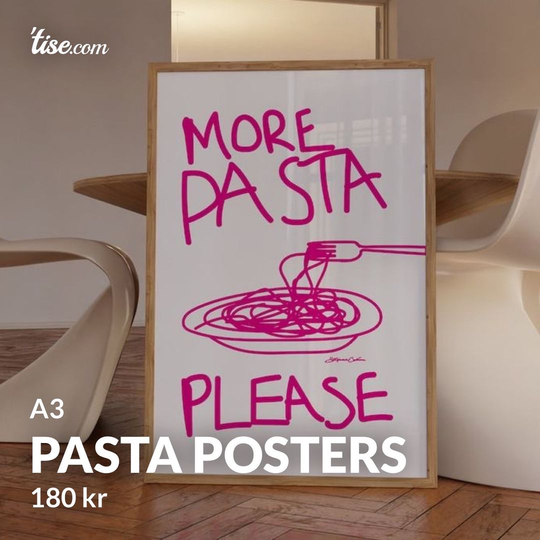 Pasta posters