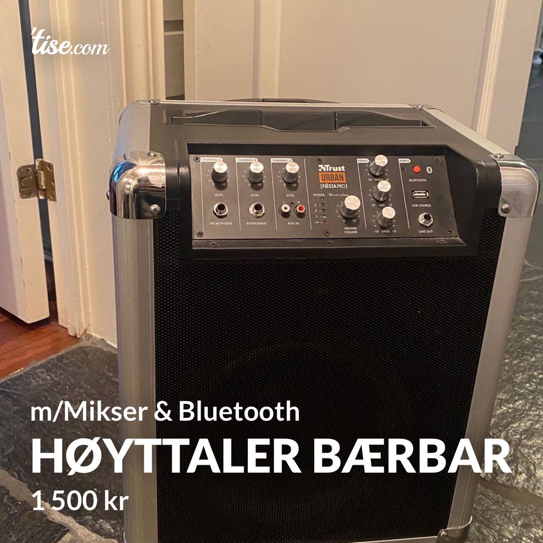 Høyttaler bærbar