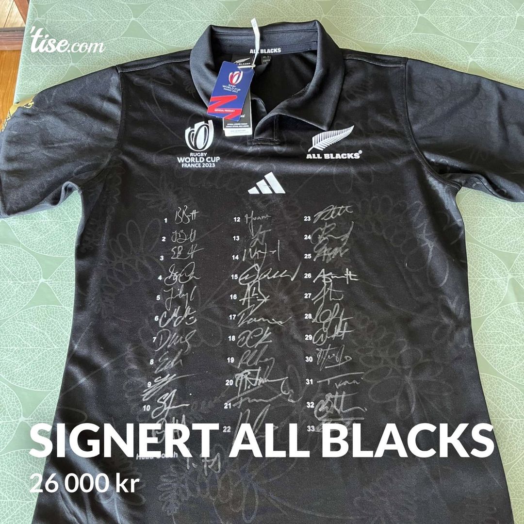 Signert All Blacks