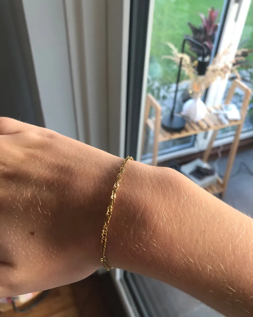 Goldplated armbånd