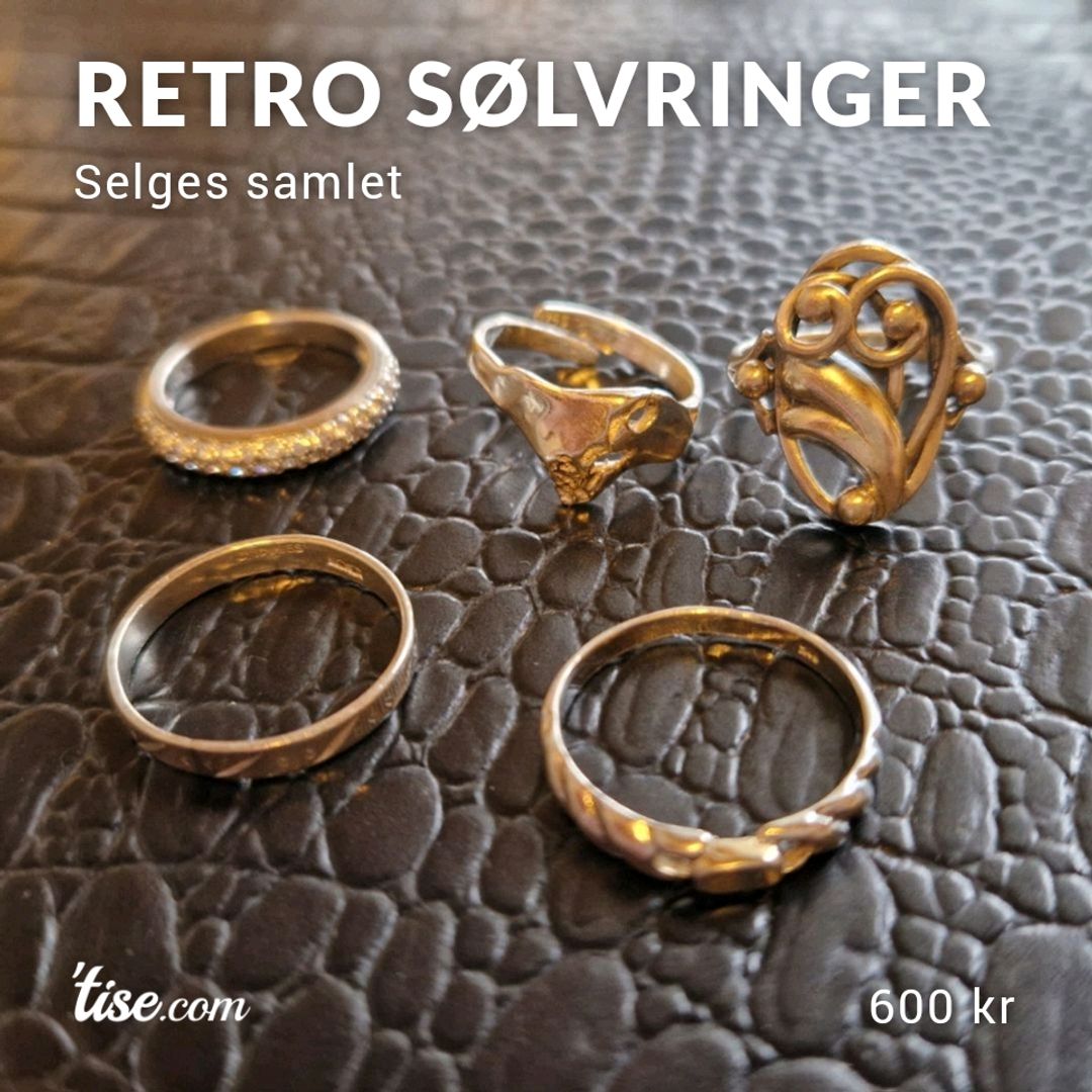 Retro Sølvringer