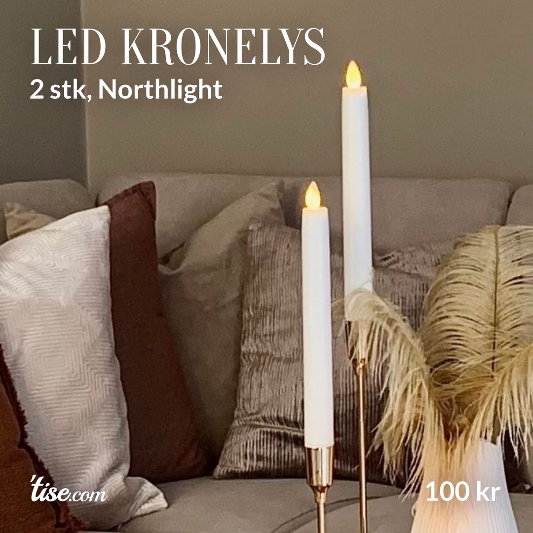 LED kronelys