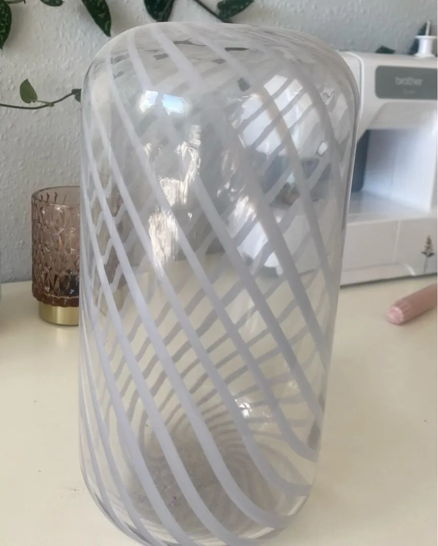 Stribet vase