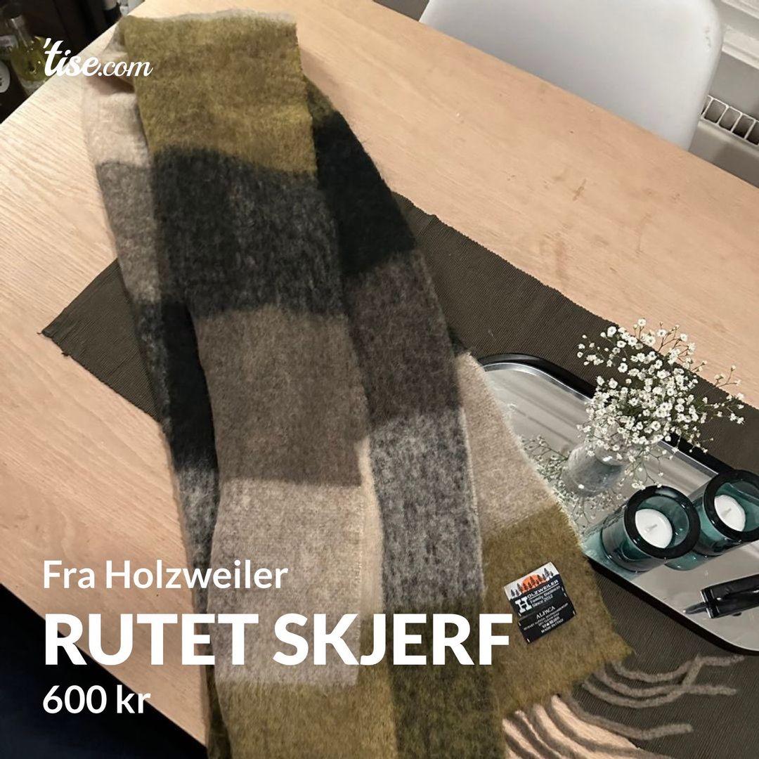 Rutet skjerf