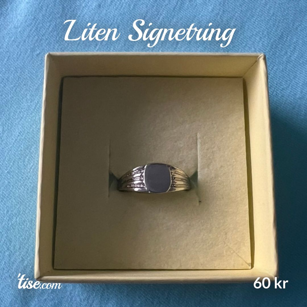 Liten Signetring