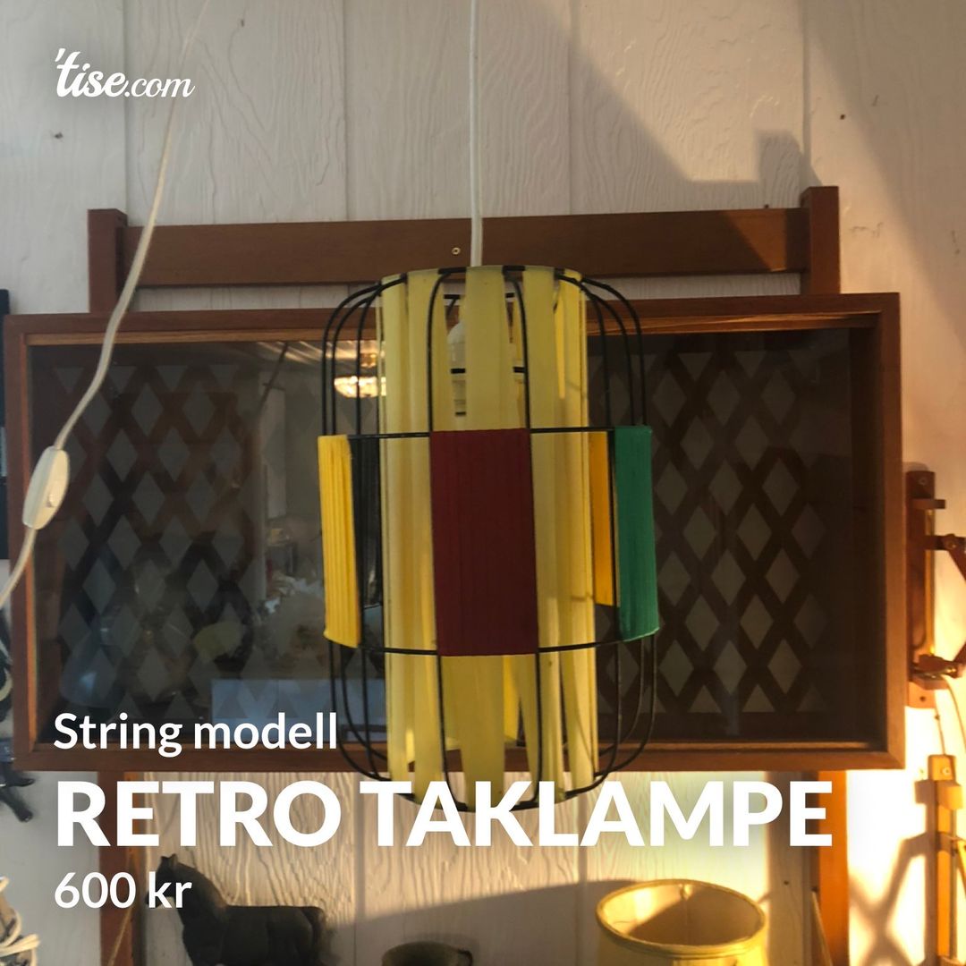 Retro taklampe