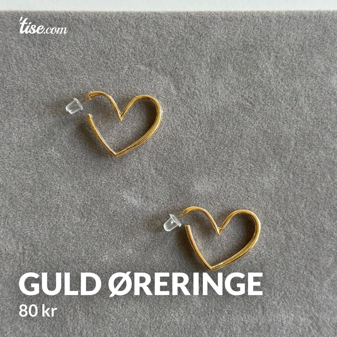 Guld øreringe