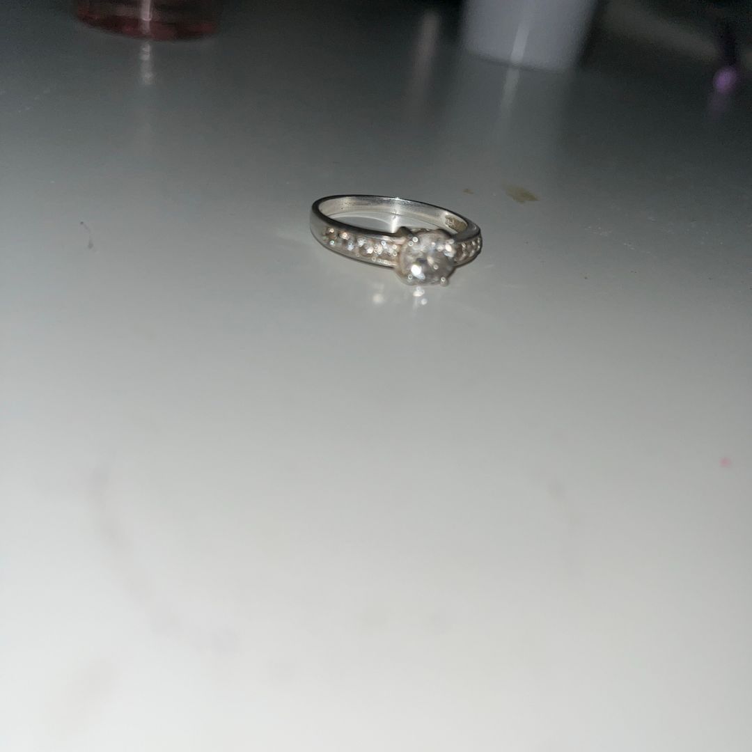 Äkta silver ring