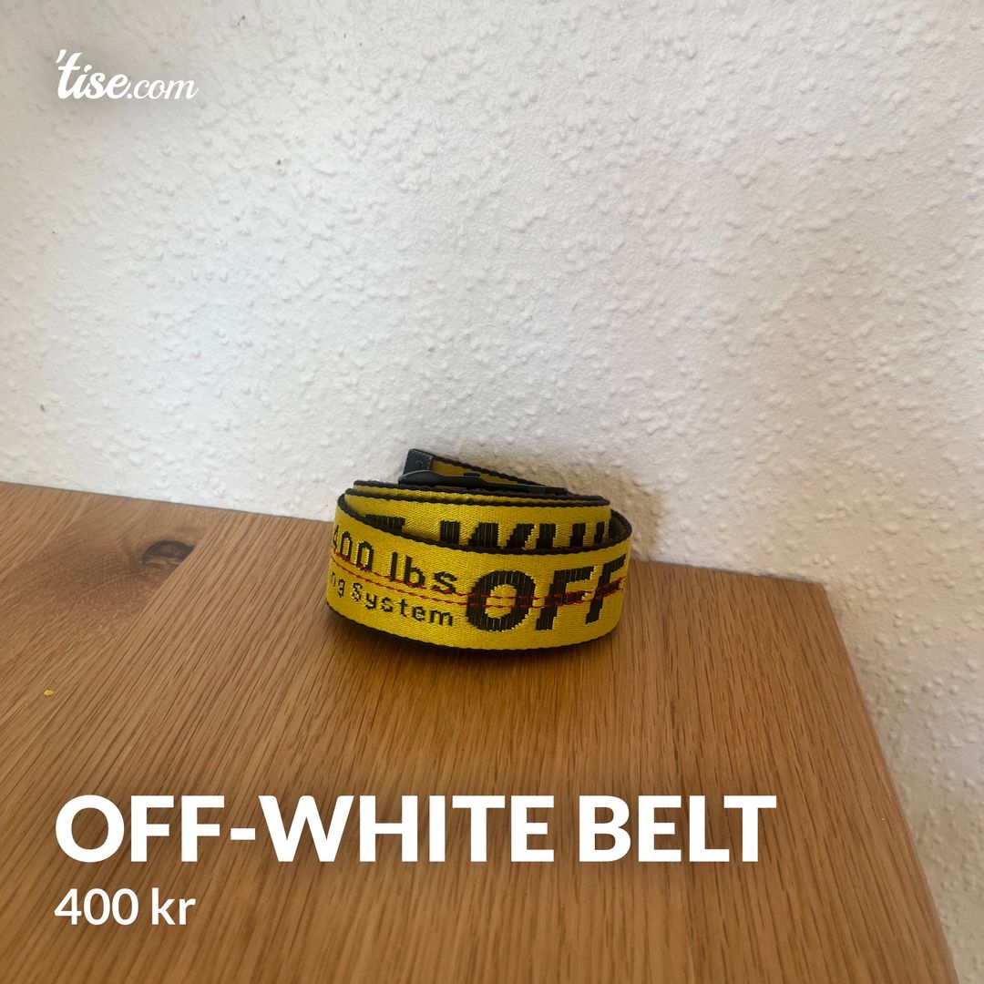 Off-white belt