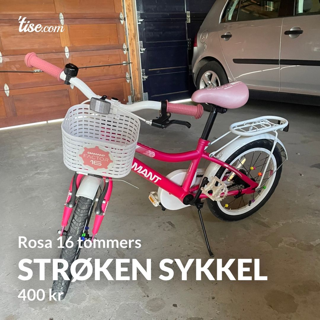 Strøken sykkel