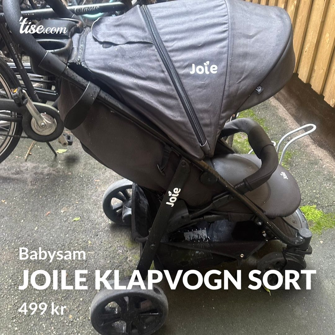 Joile klapvogn sort