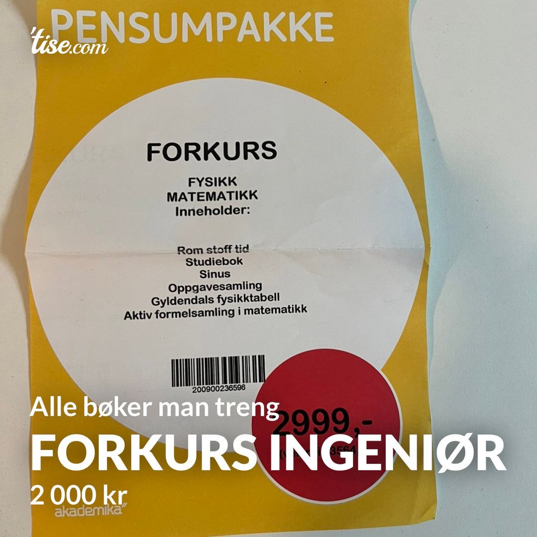 Forkurs ingeniør