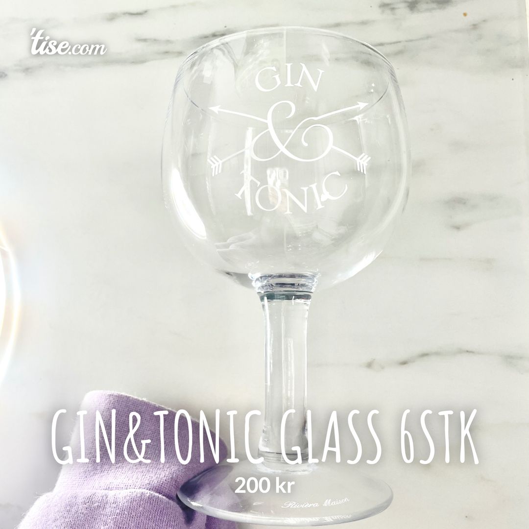 Gintonic glass 6stk