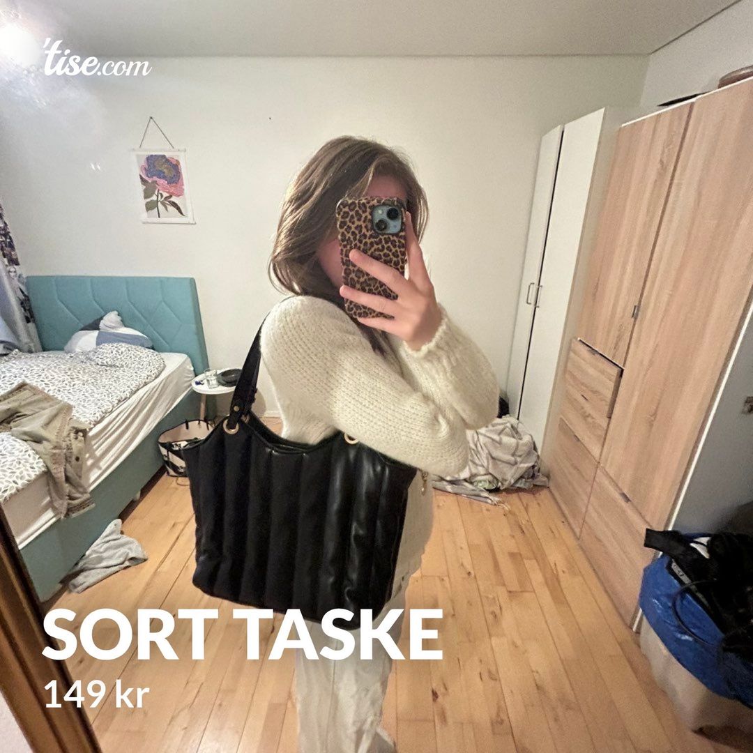 Sort taske