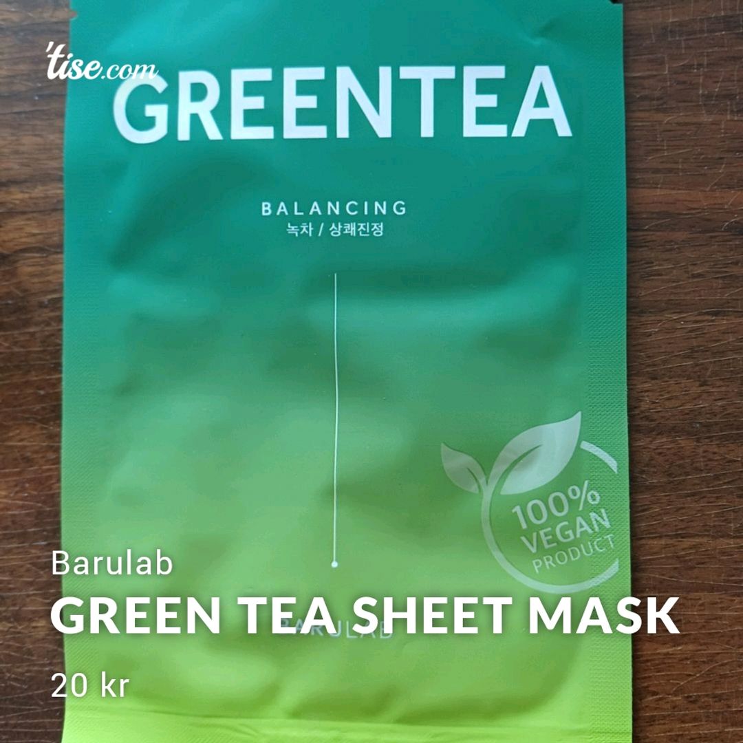 Green Tea Sheet Mask