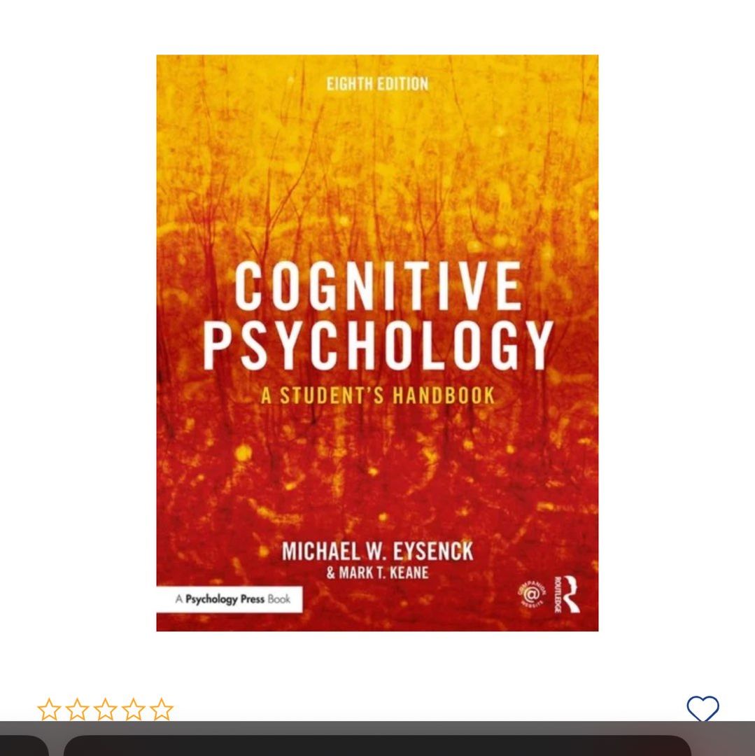 Cognitive psychology