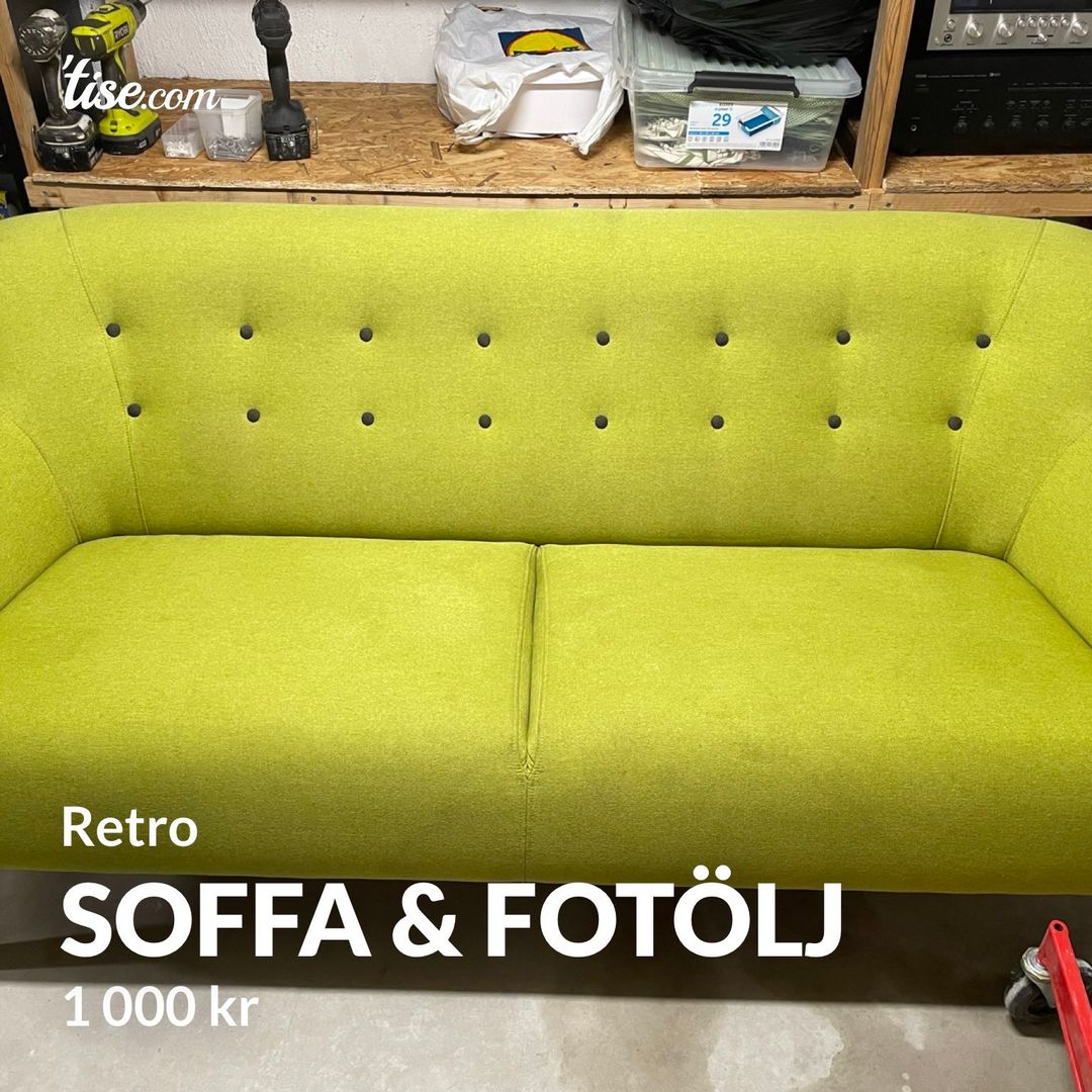 Soffa  fotölj