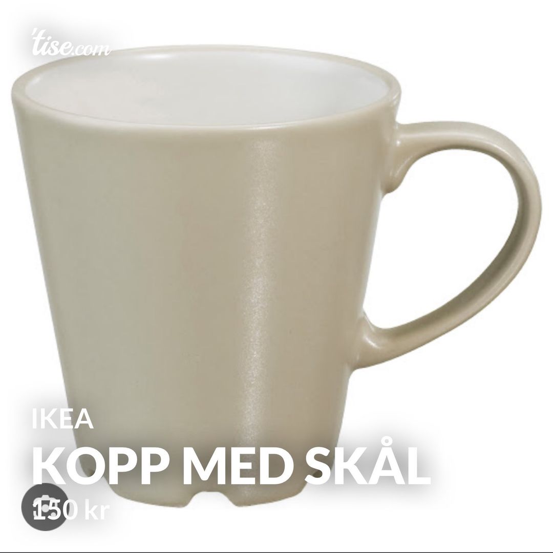 Kopp med skål