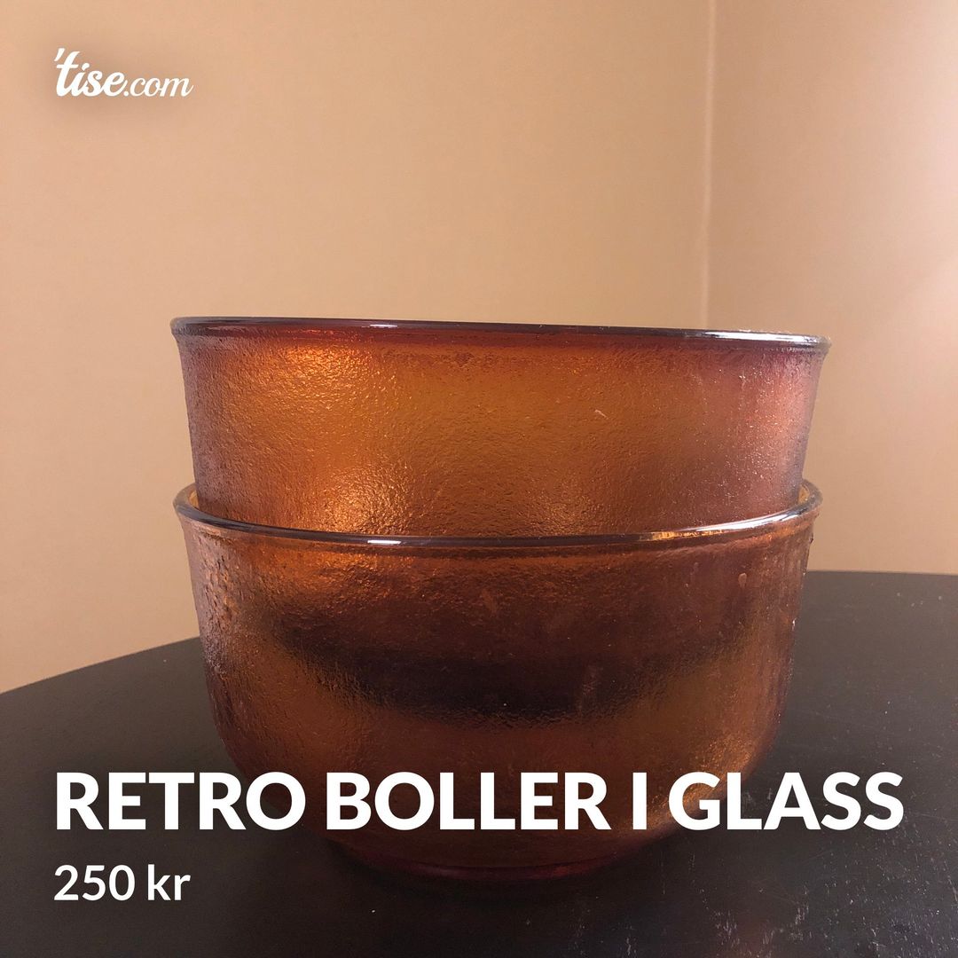 Retro boller i glass