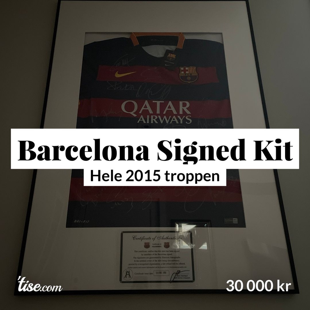 Barcelona Signed Kit