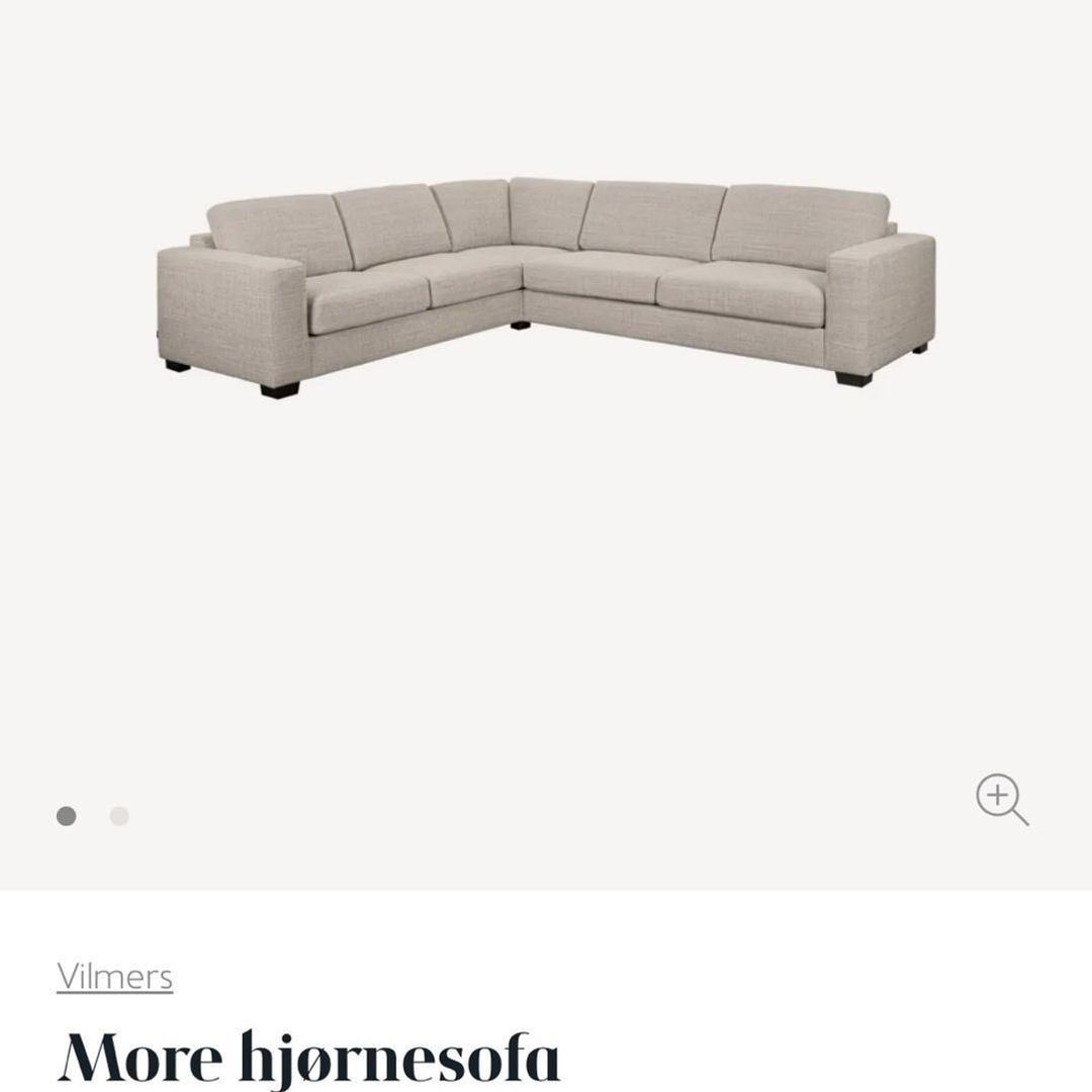 More hjørnesofa