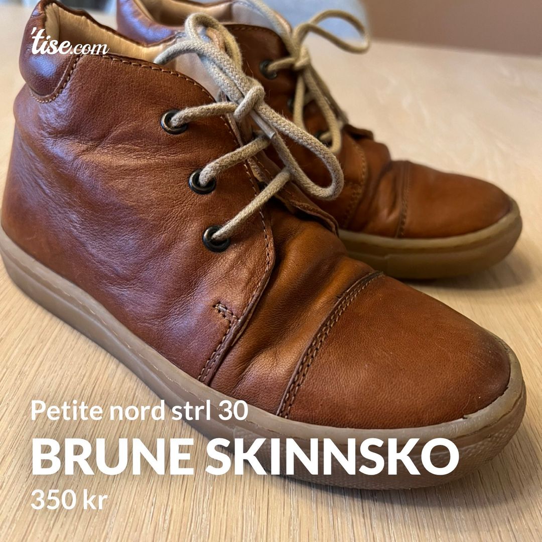 Brune skinnsko