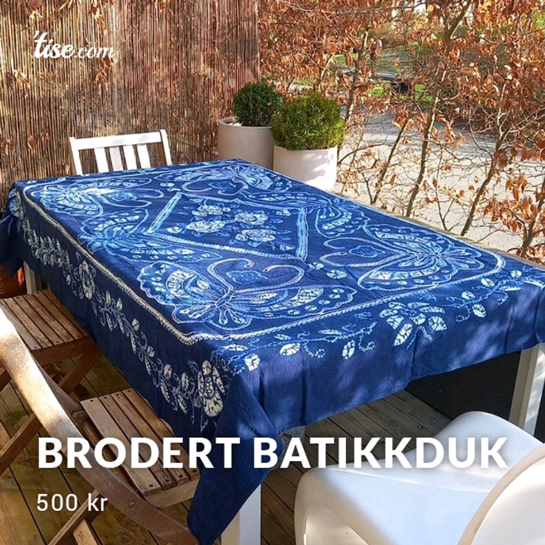 Brodert Batikkduk