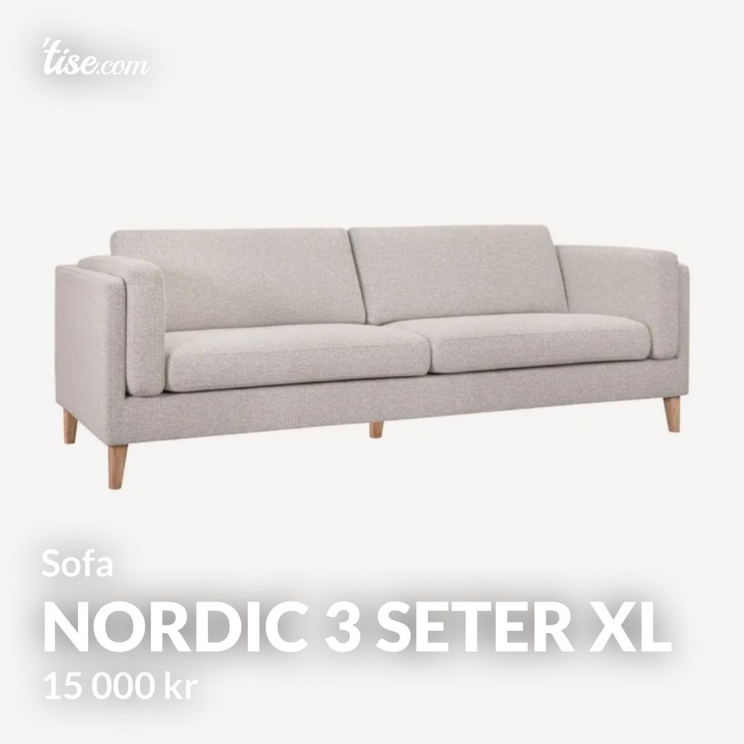 Nordic 3 seter XL