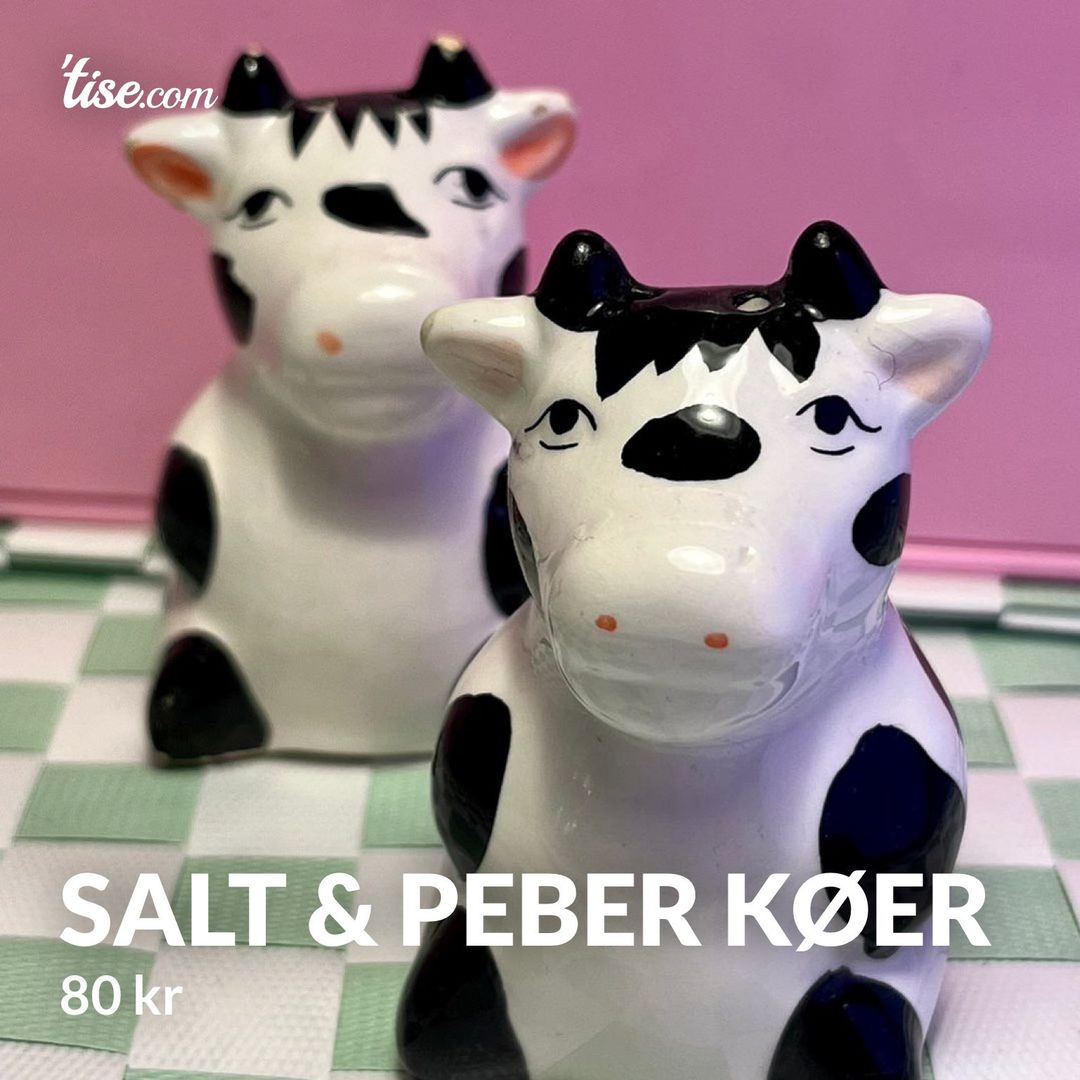 Salt  peber køer