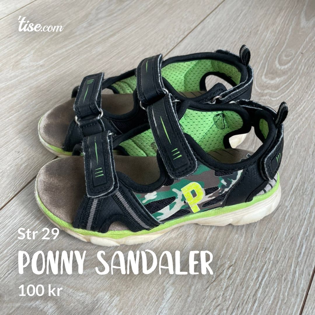 Ponny sandaler