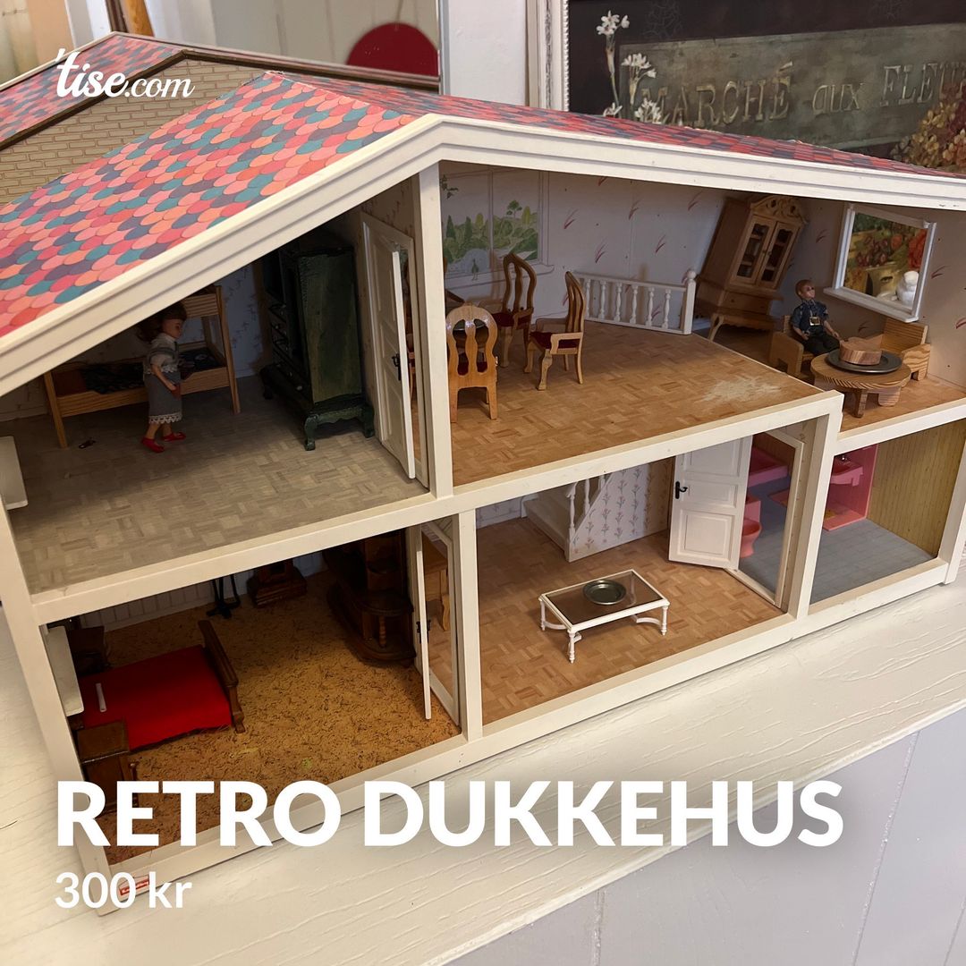 Retro dukkehus