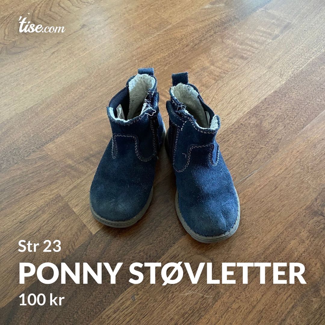 Ponny støvletter