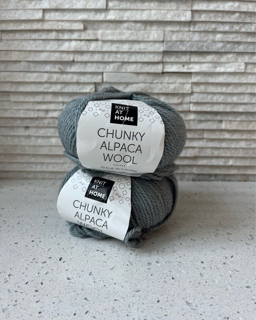 Chunky alpaca wool