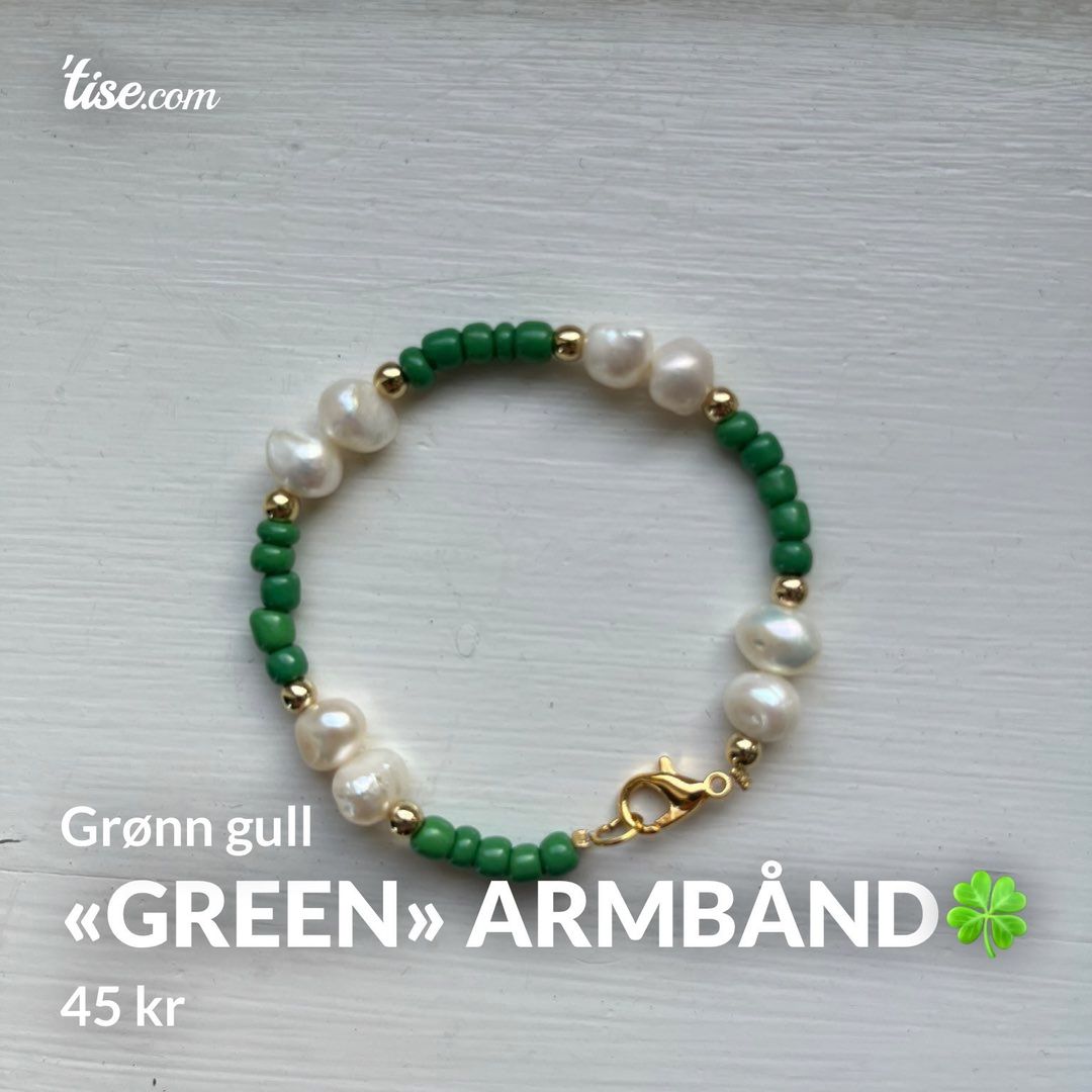 «Green» armbånd🍀