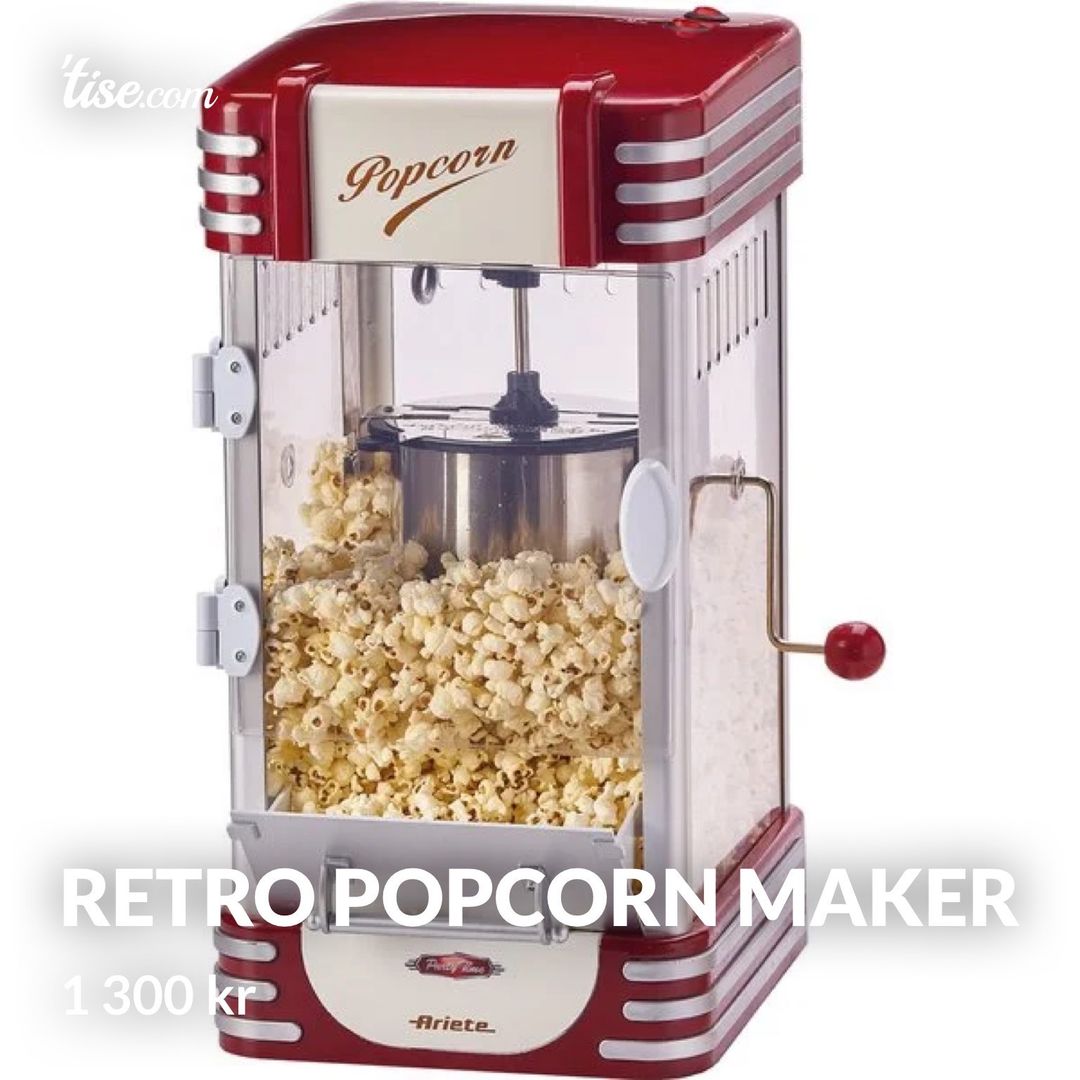 Retro Popcorn maker