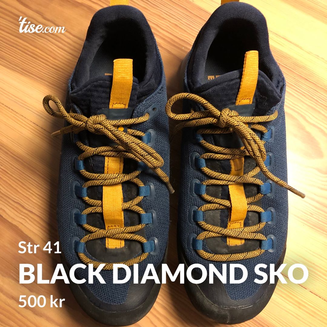 Black Diamond sko