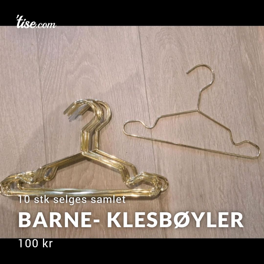 Barne- Klesbøyler