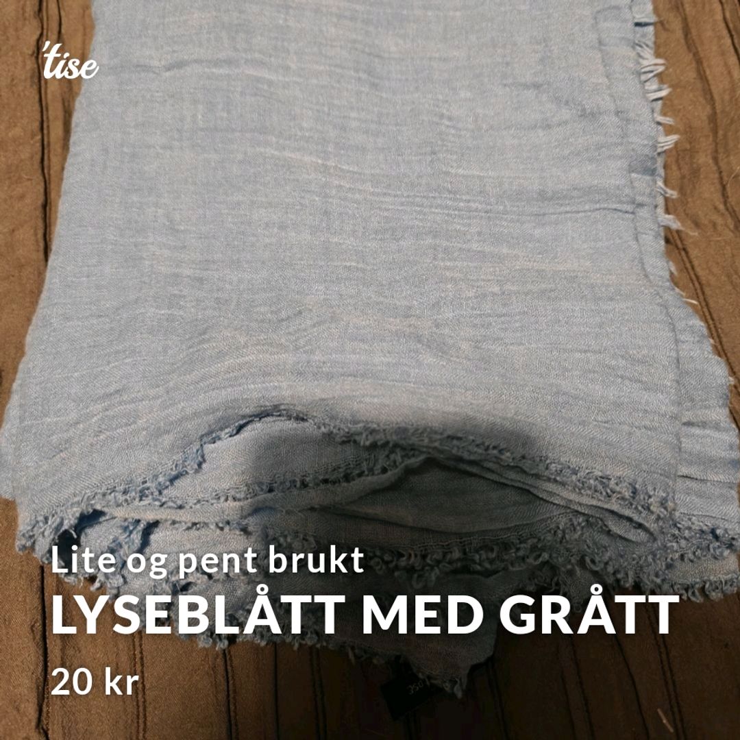 Lyseblått Med Grått