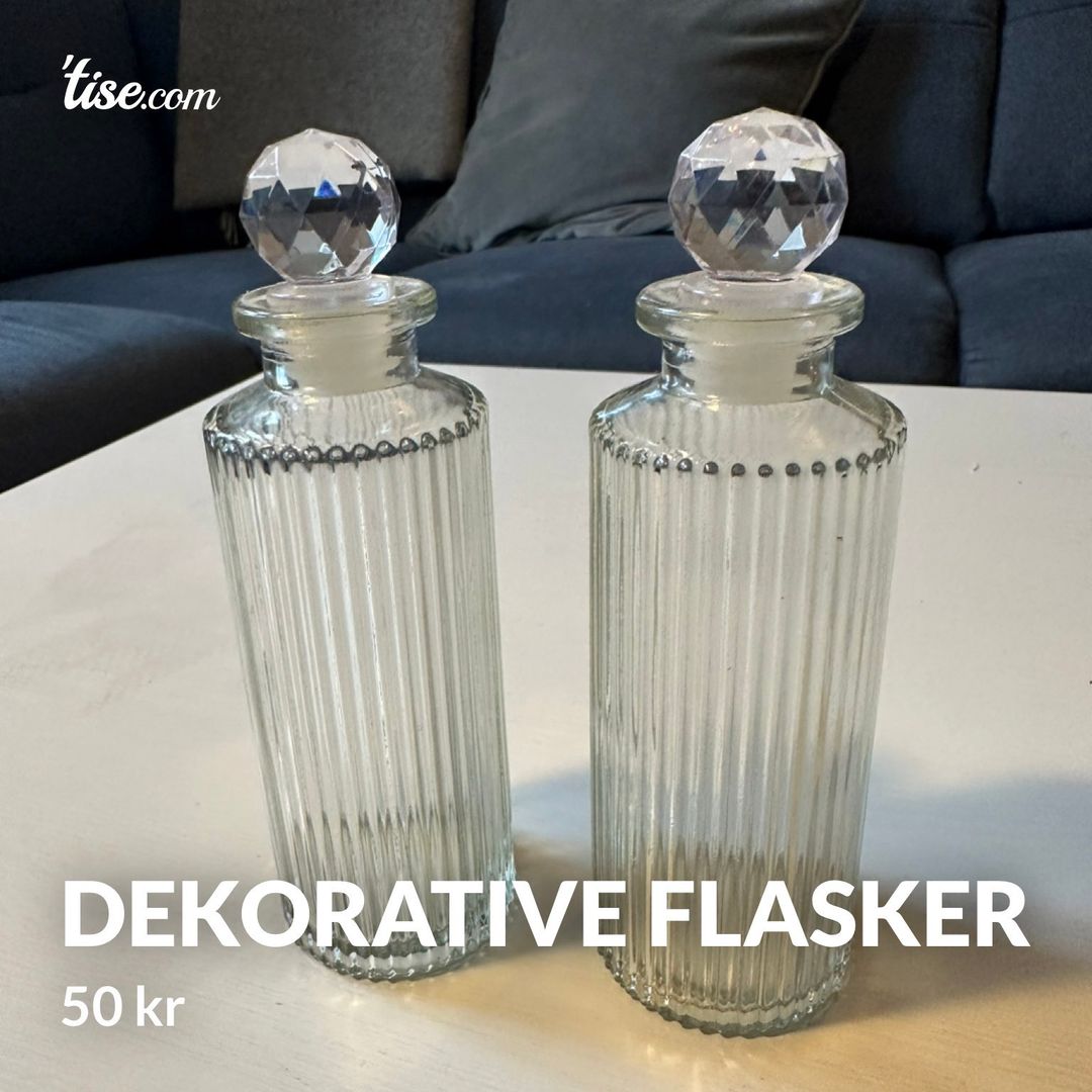 Dekorative flasker