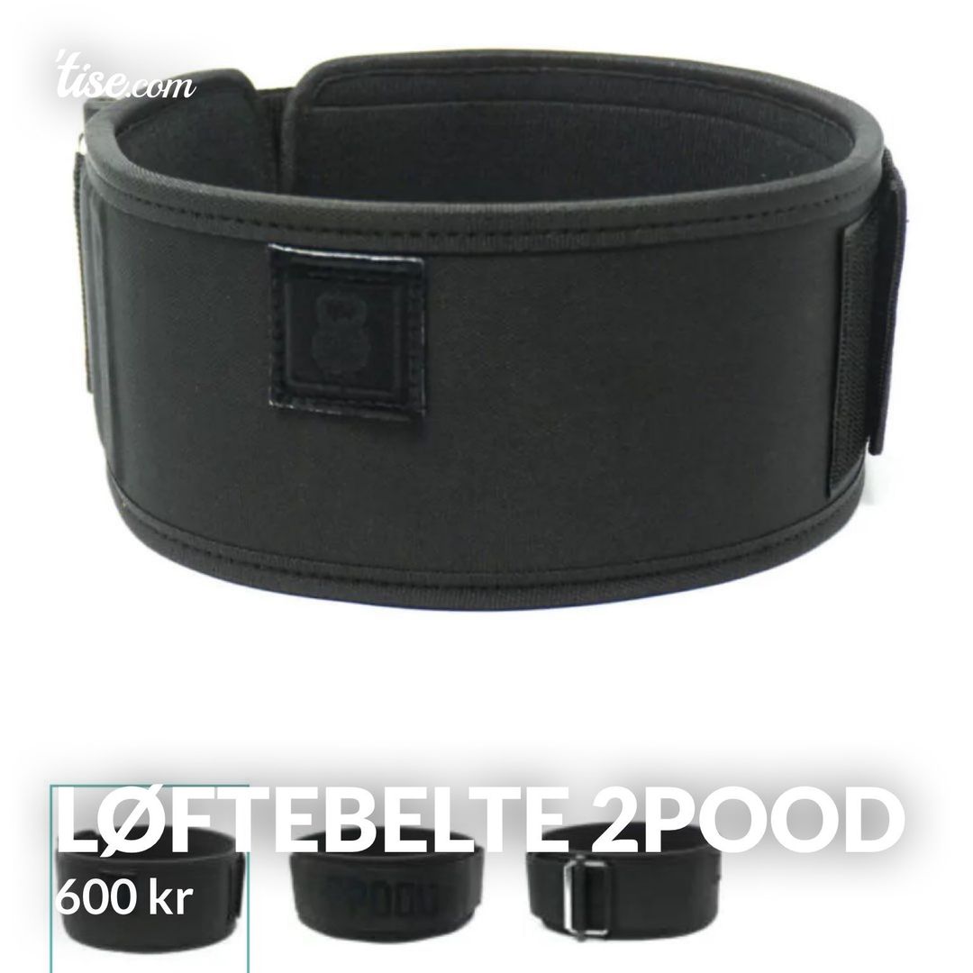 Løftebelte 2pood