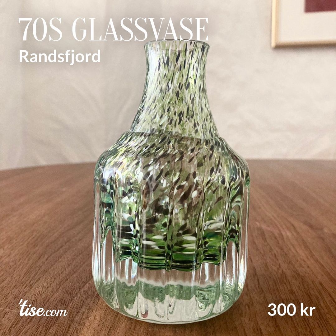 70s glassvase