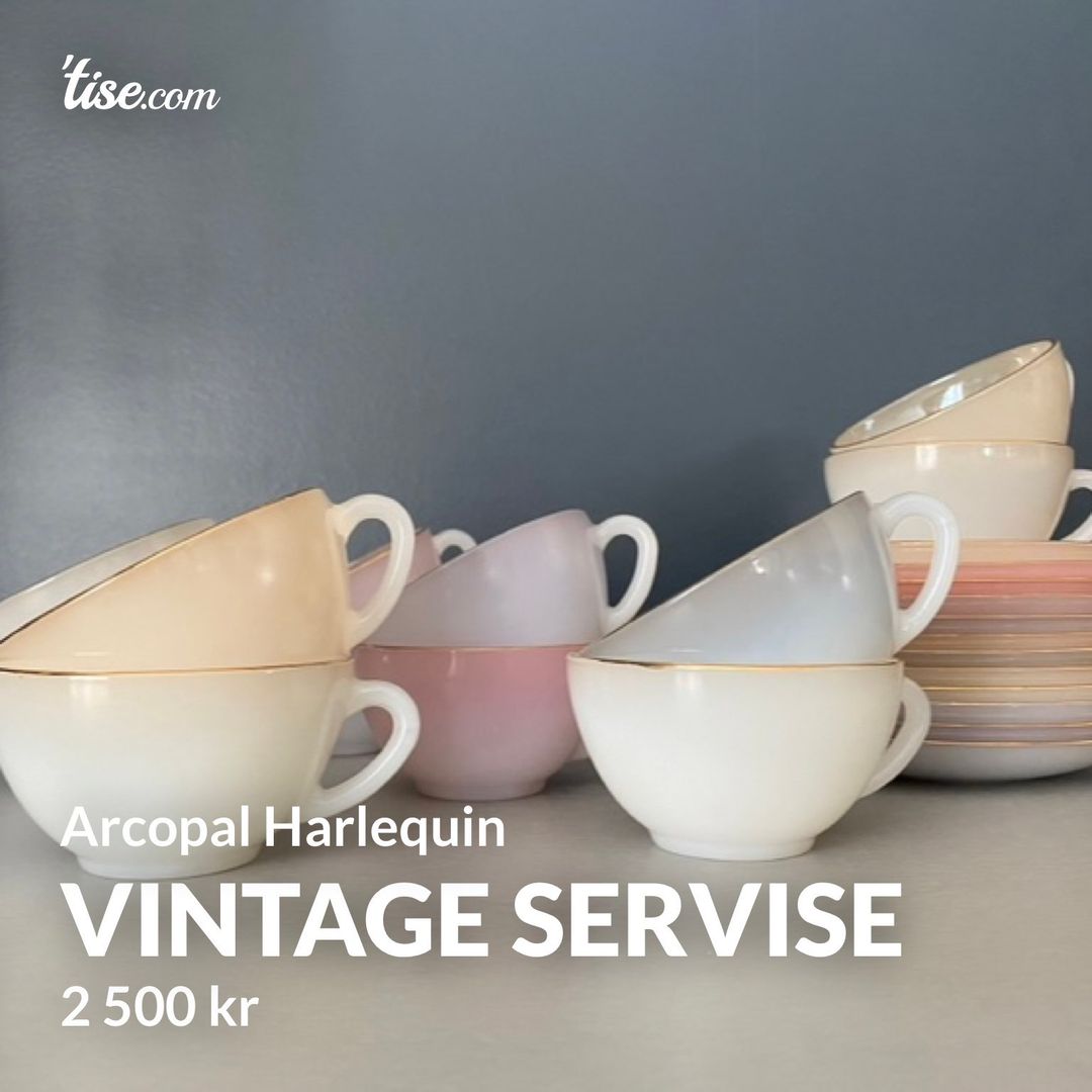 Vintage servise