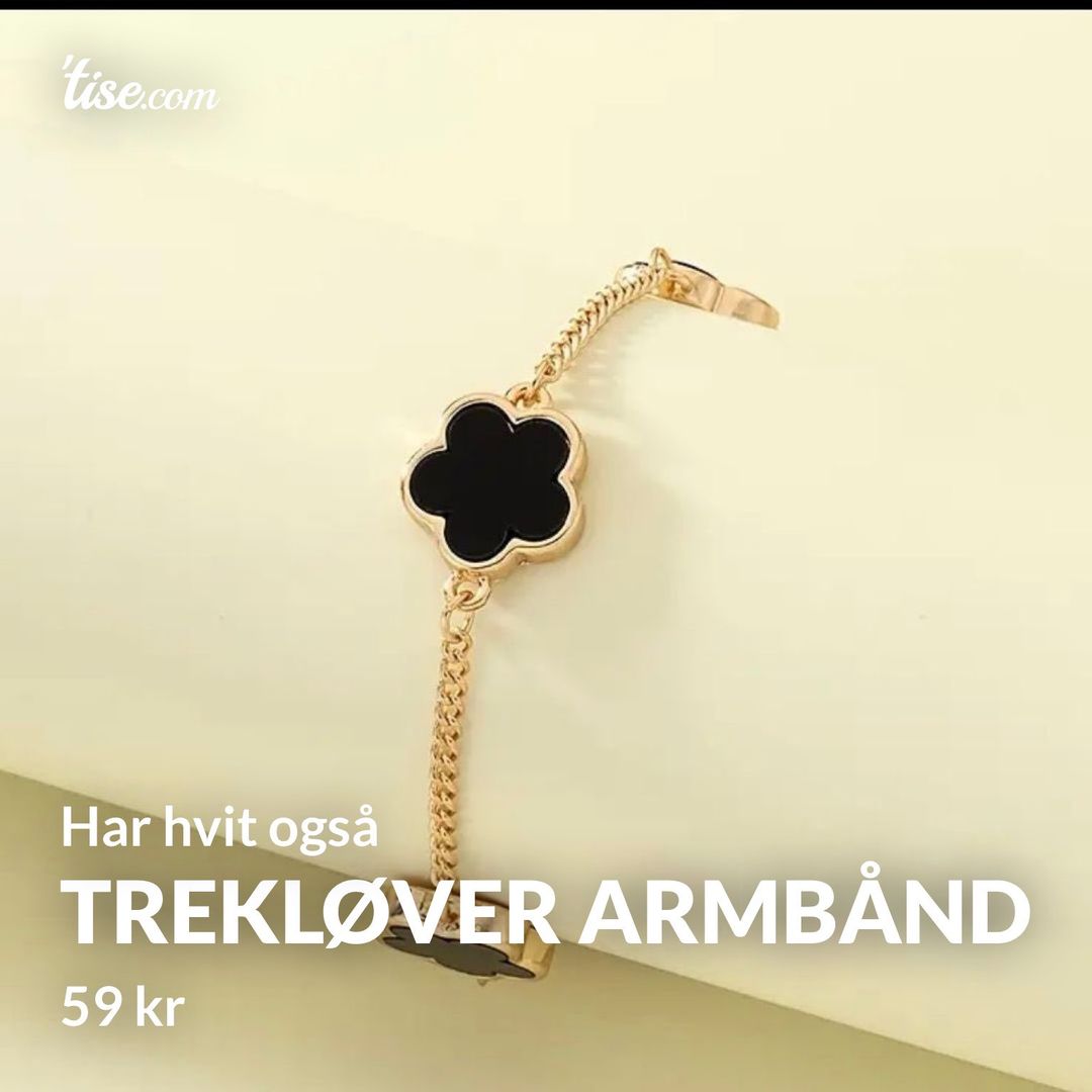 Trekløver armbånd