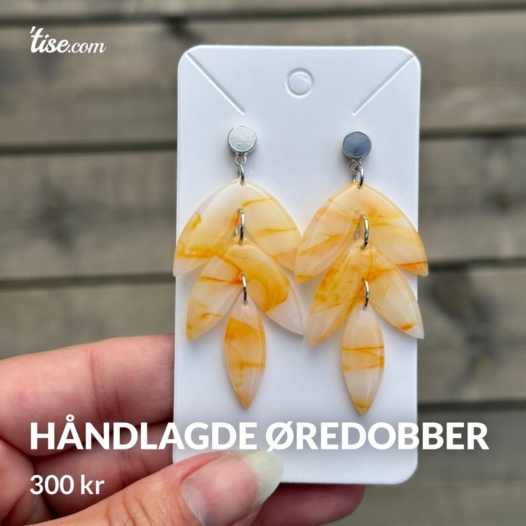 Håndlagde øredobber