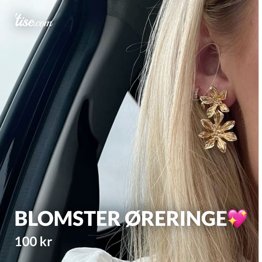 Blomster øreringe💖