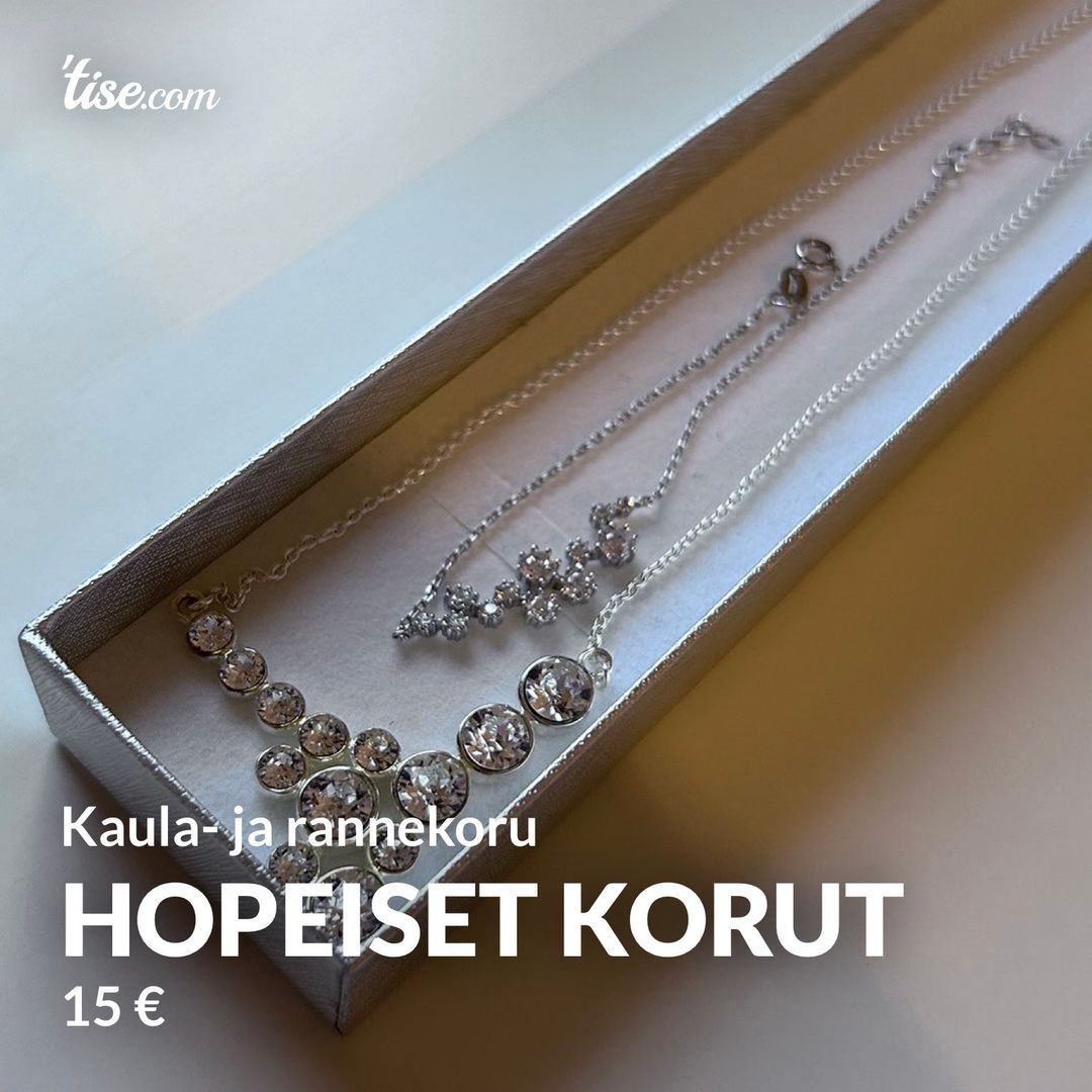 Hopeiset korut