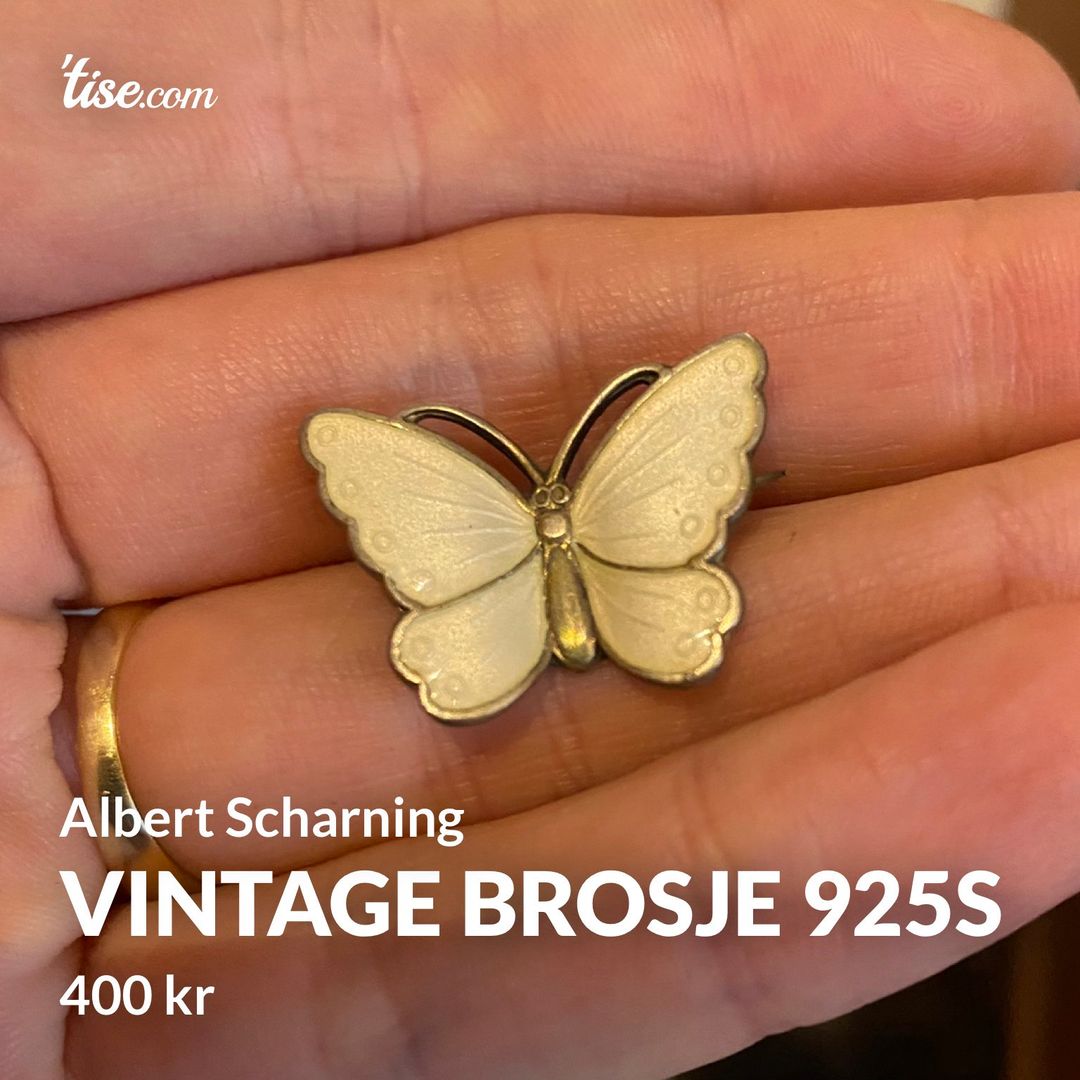 Vintage Brosje 925s