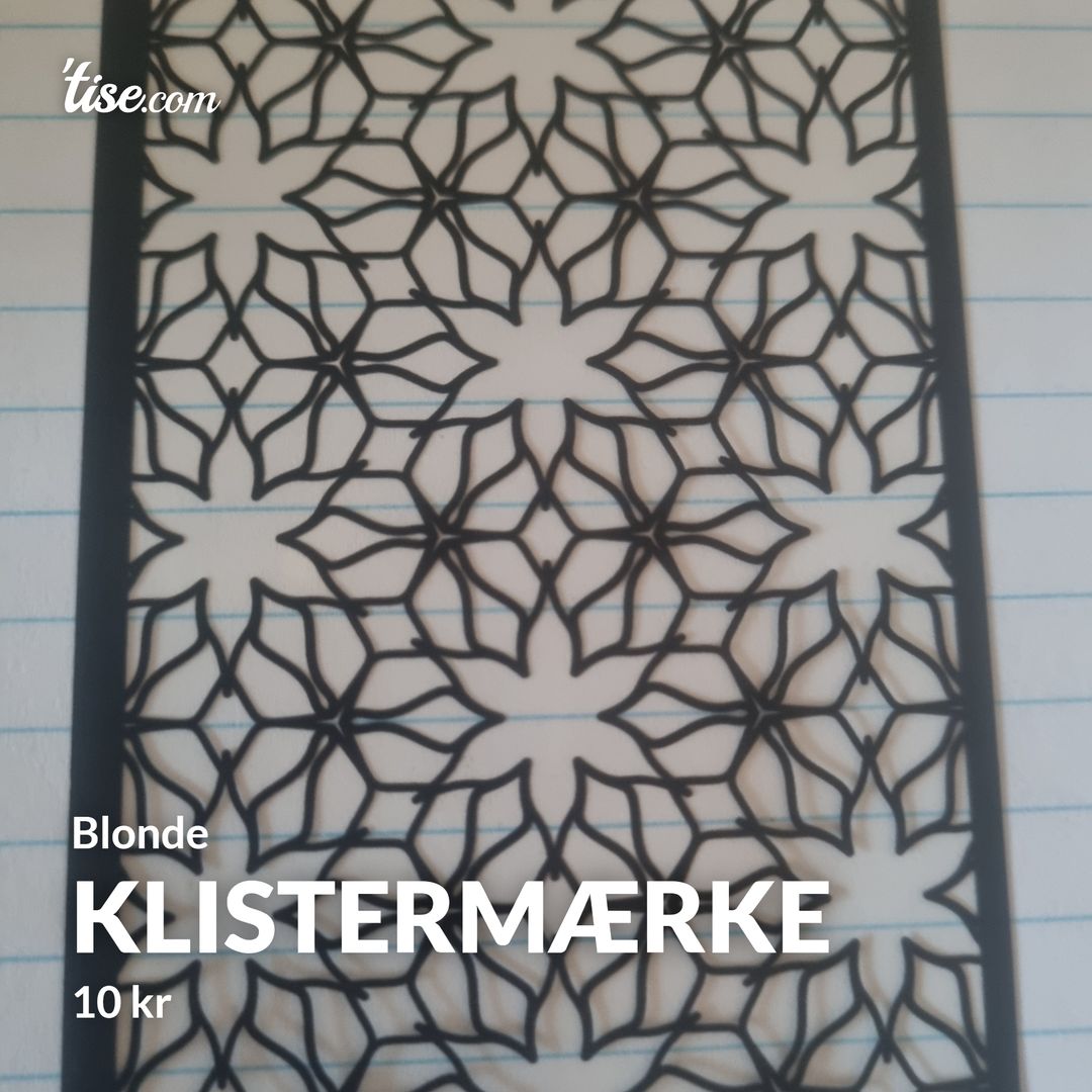 Klistermærke