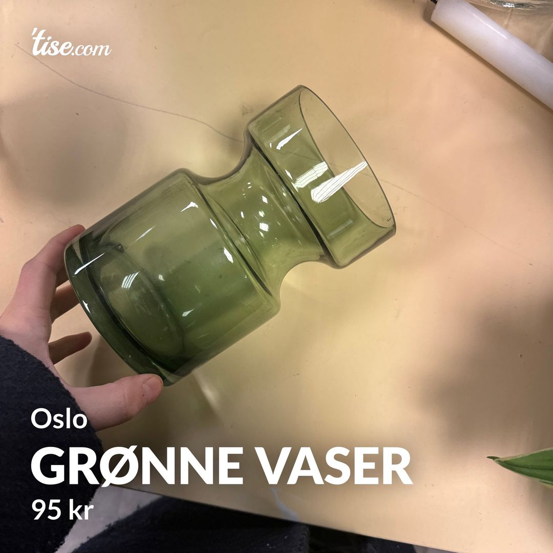 Grønne vaser