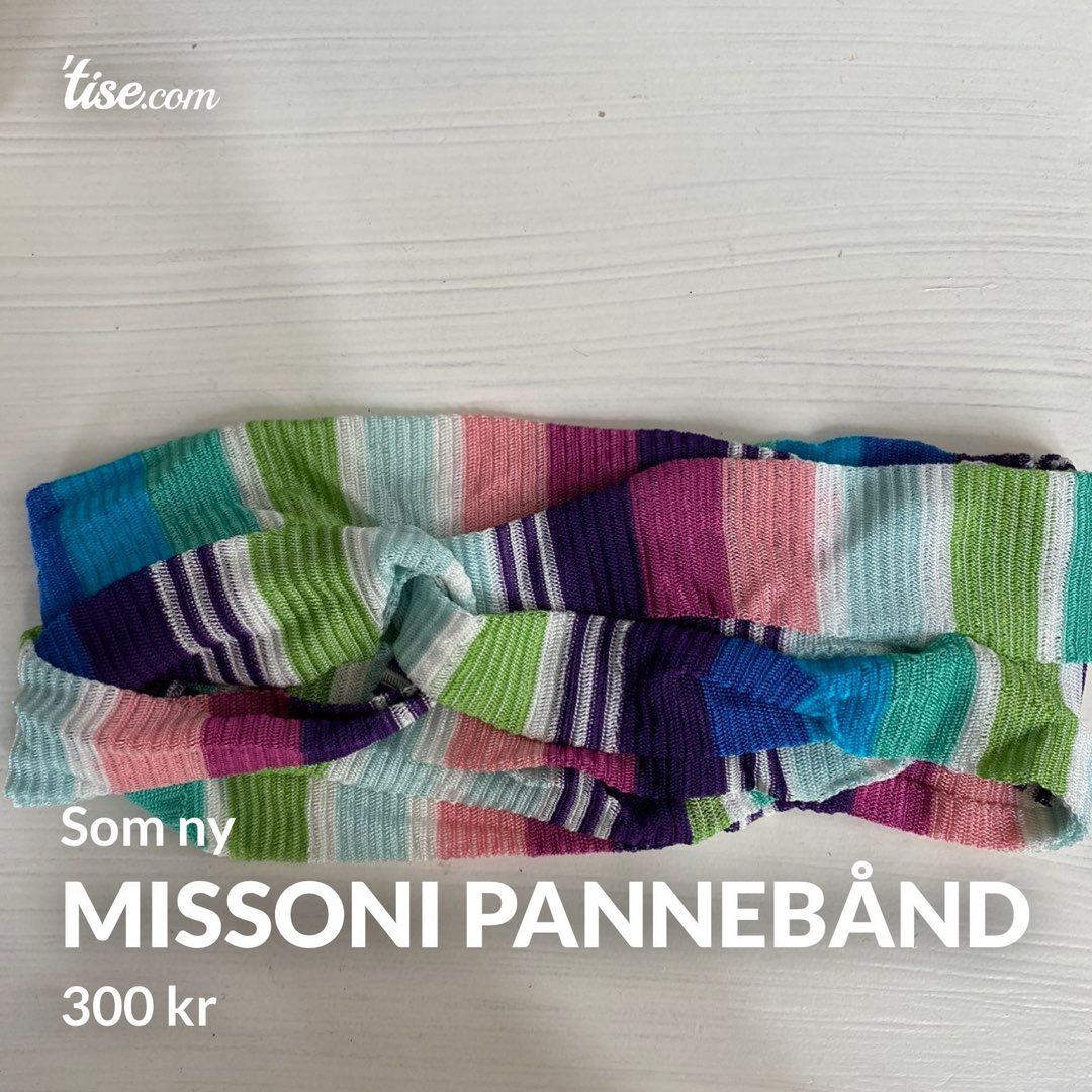 Missoni pannebånd